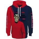 ole miss rebels achmed skull red hoodie best selling