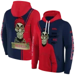 ole miss rebels achmed skull red hoodie best selling