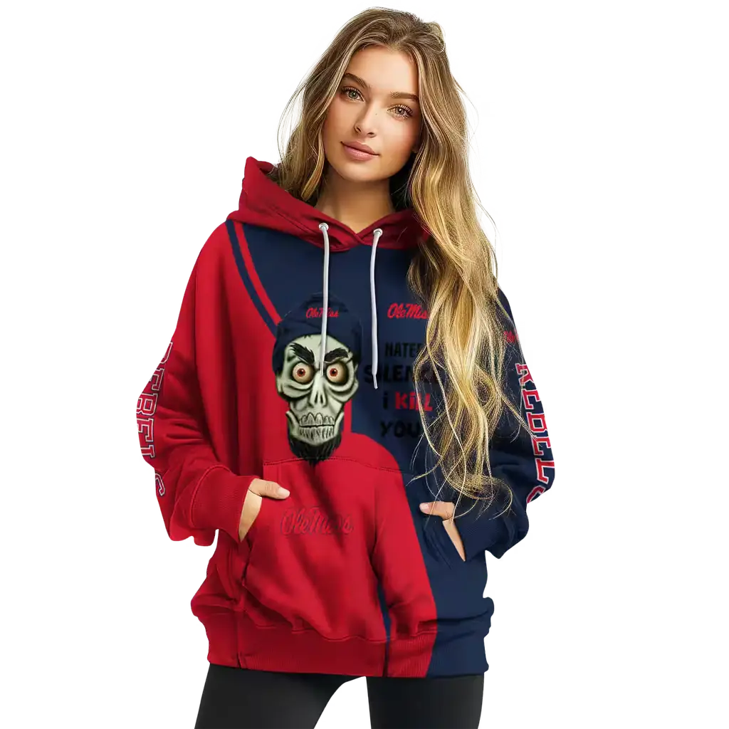 ole miss rebels achmed skull red hoodie high quality ole miss rebels achmed skull red hoodie high quality