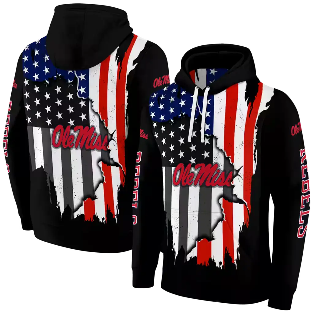 ole miss rebels american pride black hoodie fashion forward ole miss rebels american pride black hoodie fashion forward