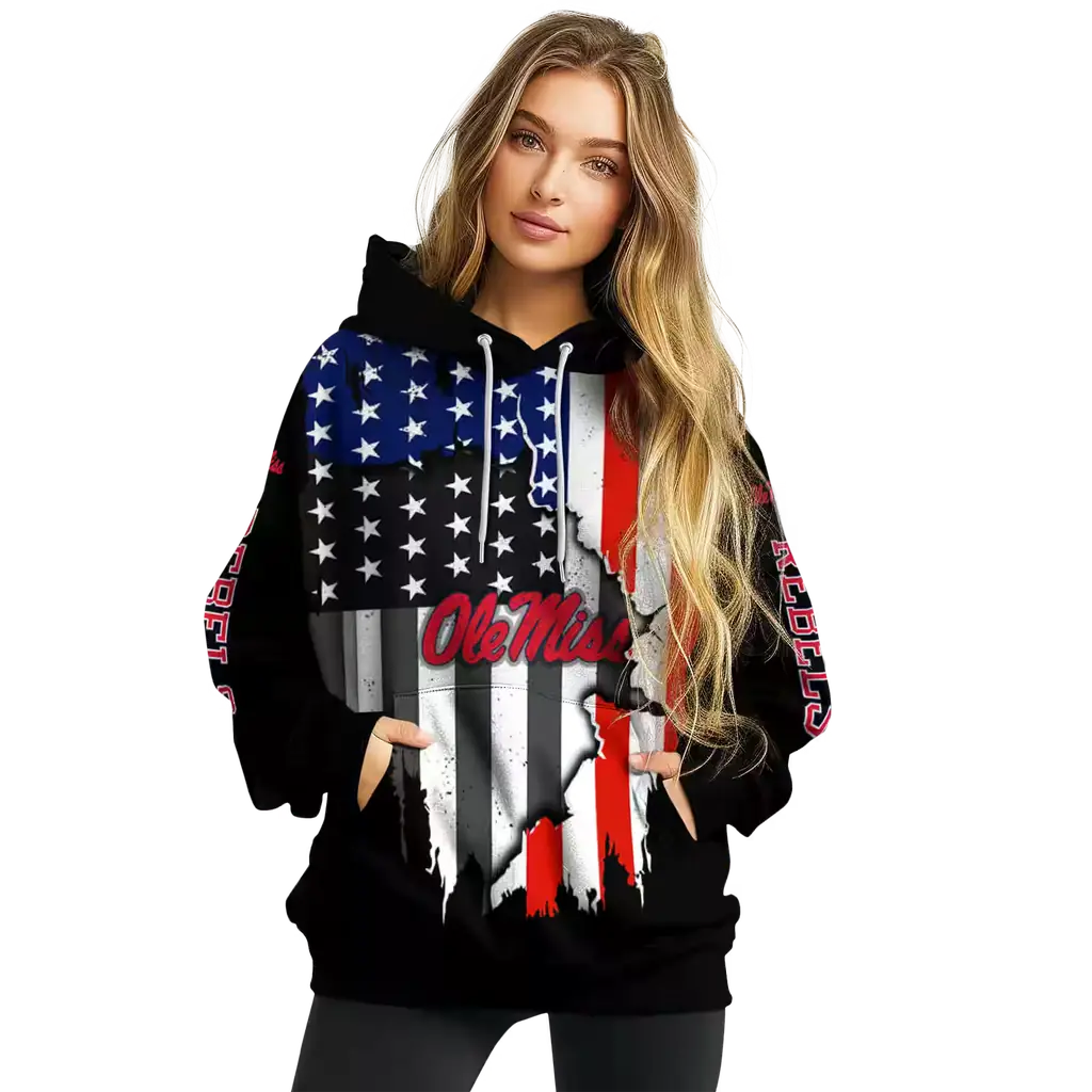 ole miss rebels american pride black hoodie high quality ole miss rebels american pride black hoodie high quality