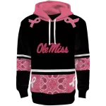 ole miss rebels awareness ribbon black pink hoodie best selling