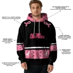 ole miss rebels awareness ribbon black pink hoodie best selling
