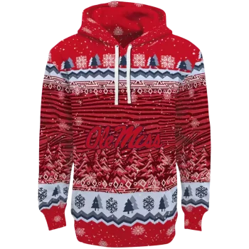 ole miss rebels christmas trees red hoodie best selling