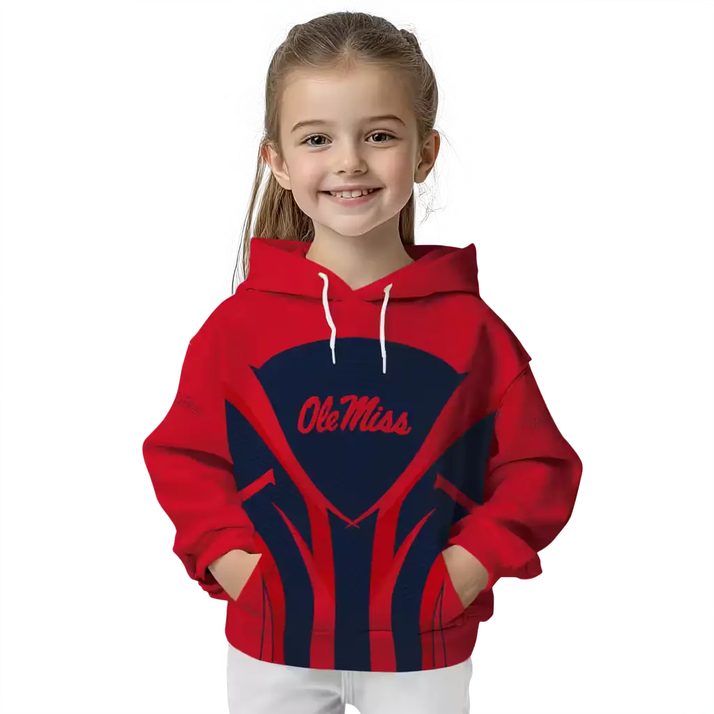 ole miss rebels concentric lines red black hoodie top rated ole miss rebels concentric lines red black hoodie top rated