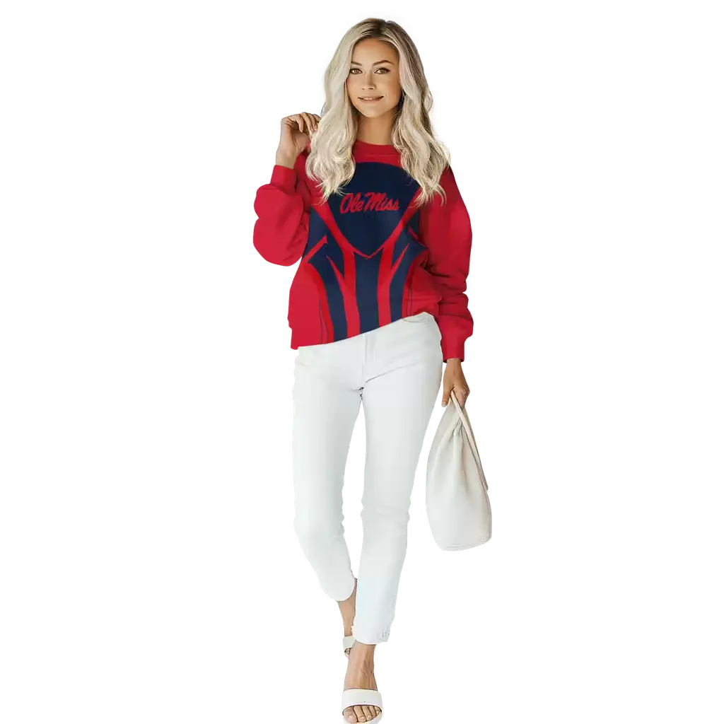 ole miss rebels concentric lines red black hoodie trendy ole miss rebels concentric lines red black hoodie trendy