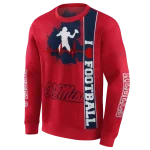 ole miss rebels football heartbeat red hoodie best selling
