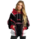 ole miss rebels futuristic pattern red black hoodie best selling