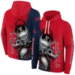 ole miss rebels jack skellington red hoodie best selling