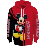 ole miss rebels mickey mouse red black hoodie best selling