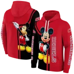 ole miss rebels mickey mouse red black hoodie best selling