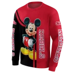 ole miss rebels mickey mouse red black hoodie best selling