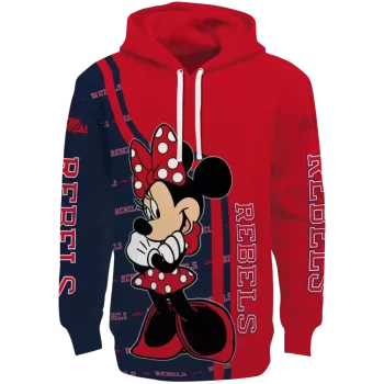 ole miss rebels minnie mouse red hoodie best selling