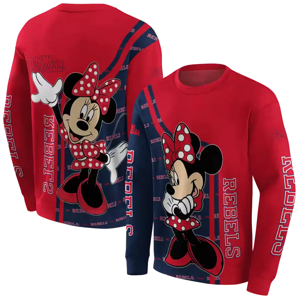 ole miss rebels minnie mouse red hoodie premium grade ole miss rebels minnie mouse red hoodie premium grade