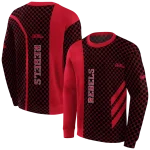 ole miss rebels monogram pattern red hoodie best selling