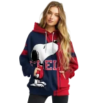 ole miss rebels playful snoopy red hoodie best selling