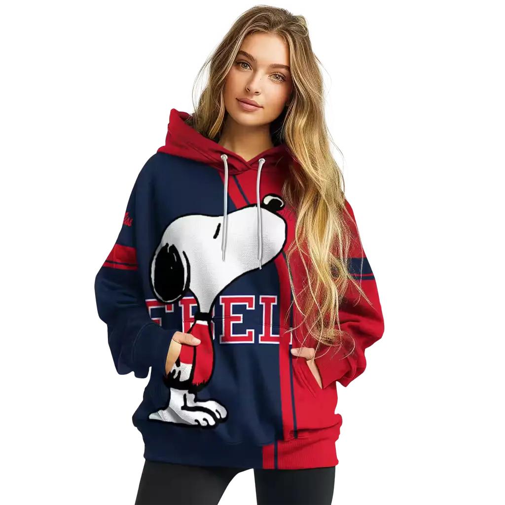 ole miss rebels playful snoopy red hoodie high quality ole miss rebels playful snoopy red hoodie high quality