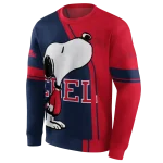 ole miss rebels playful snoopy red hoodie best selling
