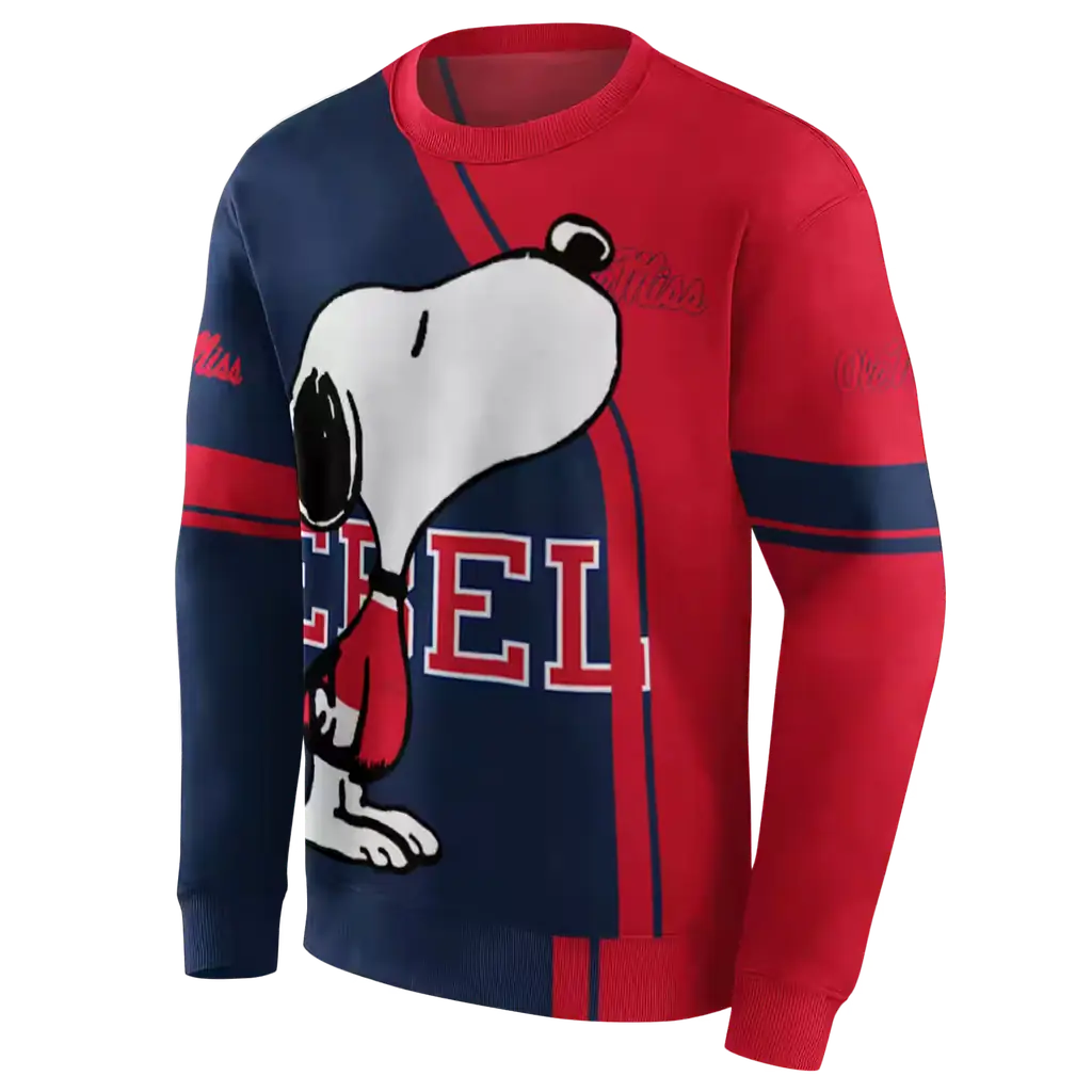 ole miss rebels playful snoopy red hoodie new arrival ole miss rebels playful snoopy red hoodie new arrival