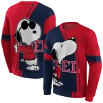 ole miss rebels playful snoopy red hoodie best selling