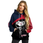 ole miss rebels skull punisher blue black hoodie best selling