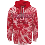 ole miss rebels tie dye pattern red hoodie best selling