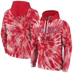 ole miss rebels tie dye pattern red hoodie best selling