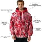 ole miss rebels tie dye pattern red hoodie best selling
