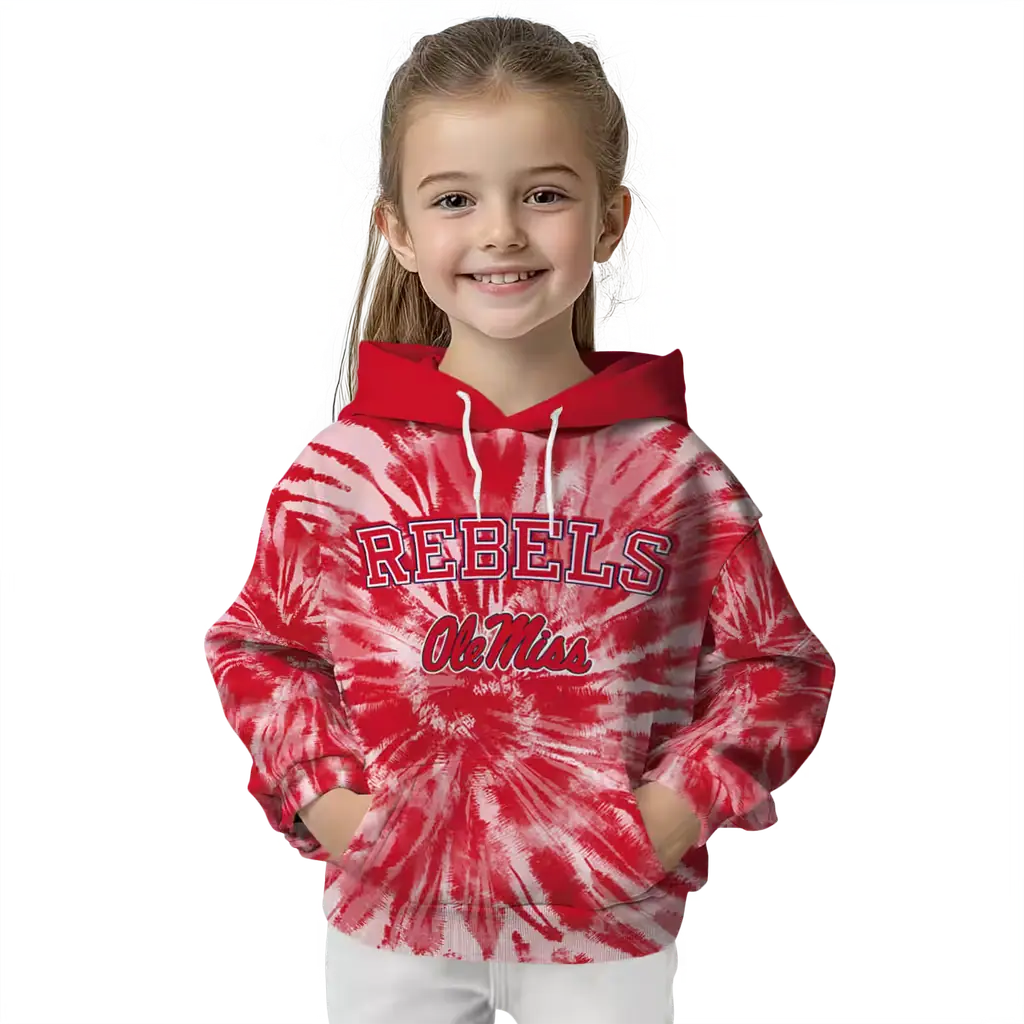 ole miss rebels tie dye pattern red hoodie top rated ole miss rebels tie dye pattern red hoodie top rated