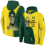 oregon ducks achmed skull green hoodie best selling