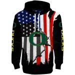 oregon ducks american pride black hoodie best selling