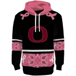 oregon ducks awareness ribbon black pink hoodie best selling