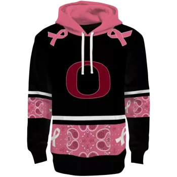 oregon ducks awareness ribbon black pink hoodie best selling