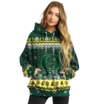 oregon ducks christmas trees green hoodie best selling