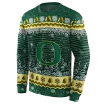 oregon ducks christmas trees green hoodie best selling