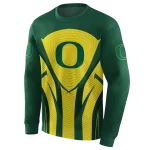 oregon ducks concentric lines green black hoodie best selling