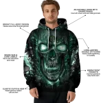 oregon ducks demonic skull green black hoodie best selling