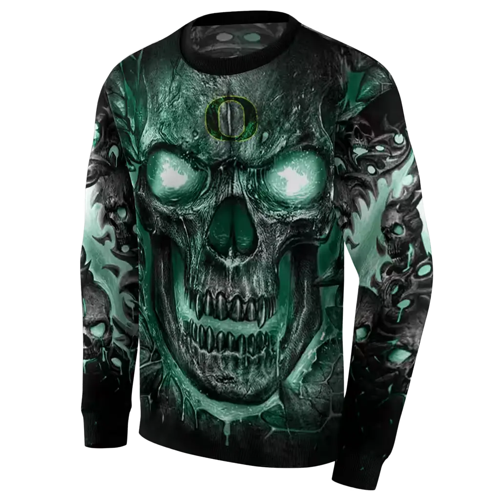 oregon ducks demonic skull green black hoodie new arrival oregon ducks demonic skull green black hoodie new arrival