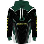 oregon ducks futuristic pattern green black hoodie best selling