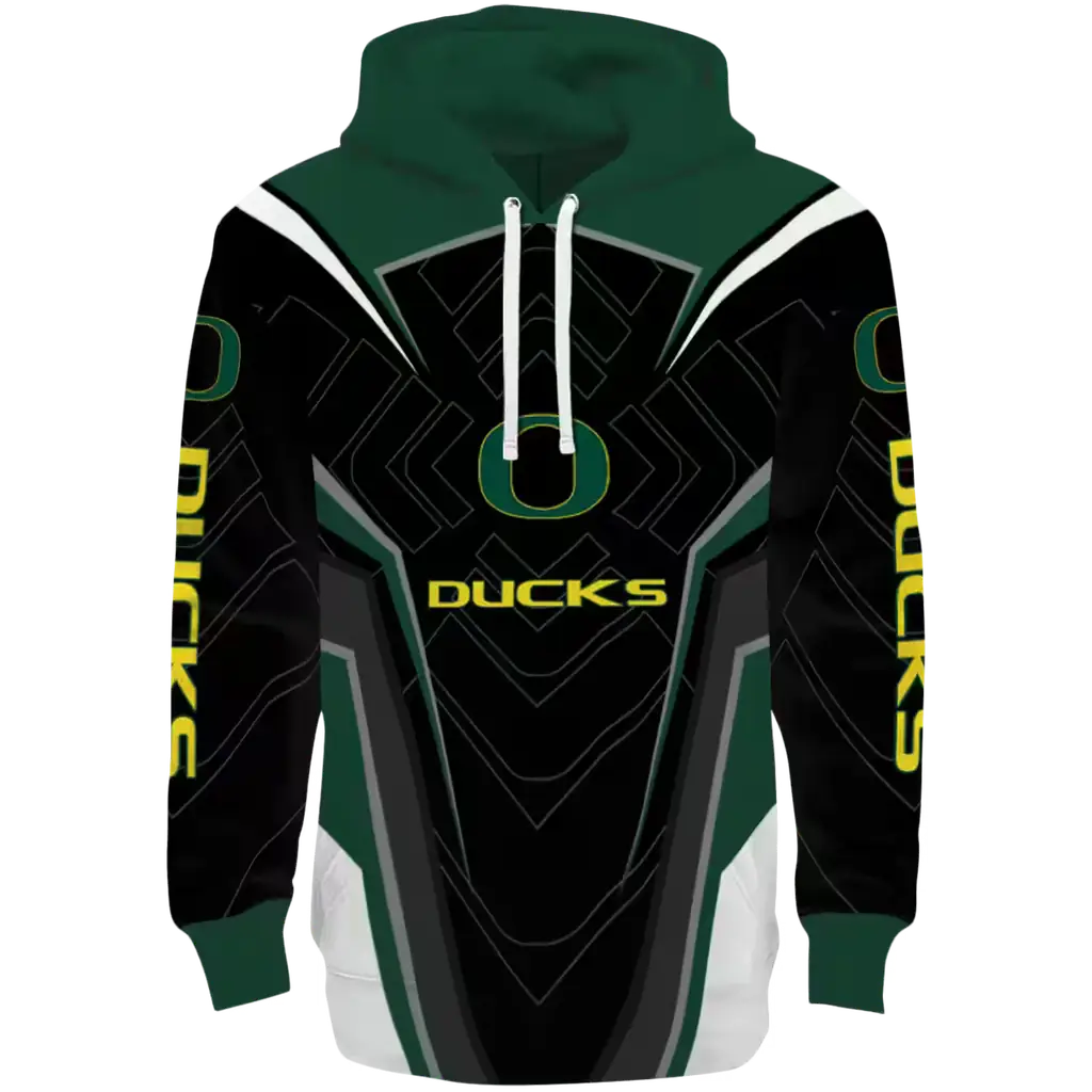 oregon ducks futuristic pattern green black hoodie best selling oregon ducks futuristic pattern green black hoodie best selling