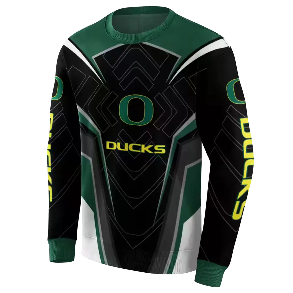 oregon ducks futuristic pattern green black hoodie new arrival oregon ducks futuristic pattern green black hoodie new arrival