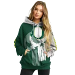 oregon ducks graphic punisher green white hoodie best selling