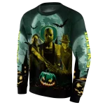 oregon ducks halloween vibes green black hoodie best selling