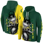oregon ducks jack skellington green hoodie best selling