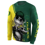 oregon ducks jack skellington green hoodie best selling