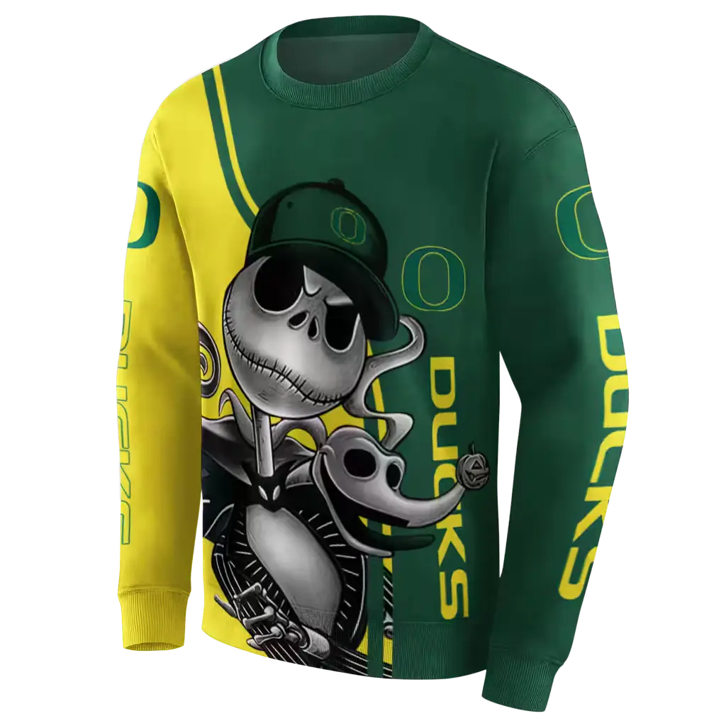 oregon ducks jack skellington green hoodie new arrival oregon ducks jack skellington green hoodie new arrival