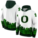oregon ducks lucky motif white green hoodie best selling