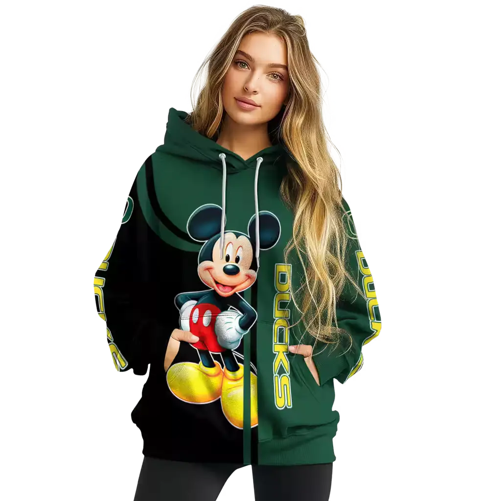 oregon ducks mickey mouse green black hoodie high quality oregon ducks mickey mouse green black hoodie high quality