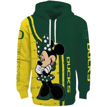 oregon ducks minnie mouse green hoodie best selling