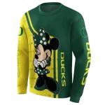 oregon ducks minnie mouse green hoodie best selling